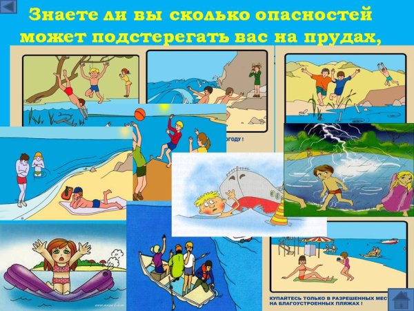 Безопасность на воде летом