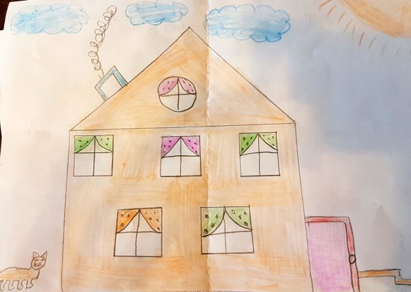 Рисование дом моей мечты