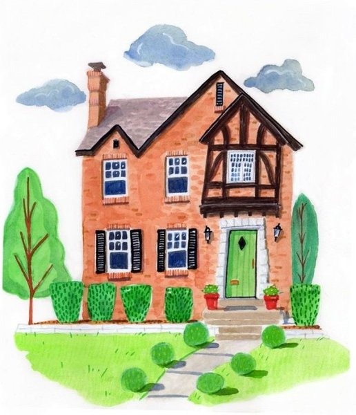 Дом мечты для рисования