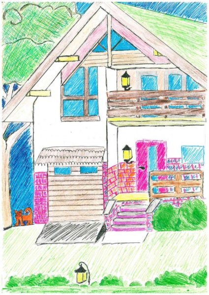 Рисование дом моей мечты