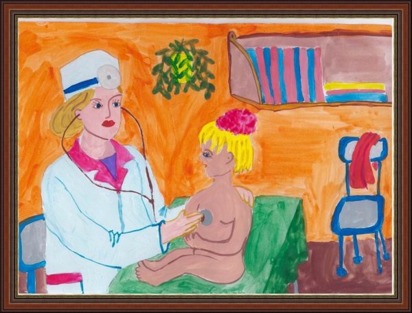 Рисунок на врачебную тему