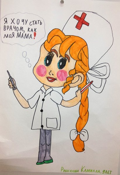 Рисунок на тему моя будущая профессия