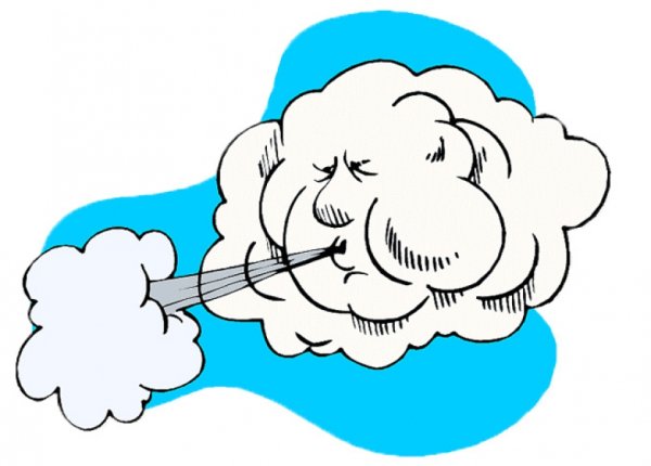 Изображение ветра для детей