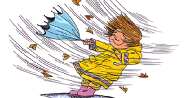 Сильный ветер для детей