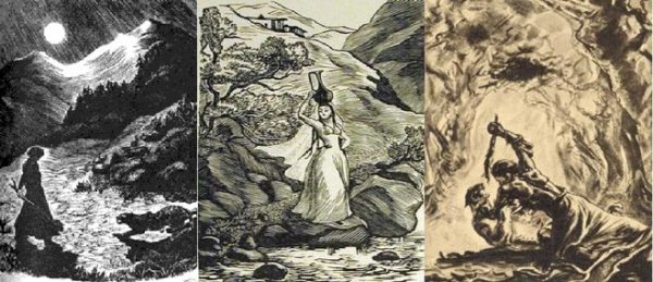 Лермонтов Мцыри грузинка