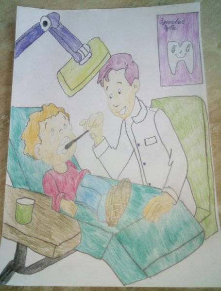 Детские рисунки про врачей