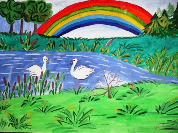 Рисование на тему природа