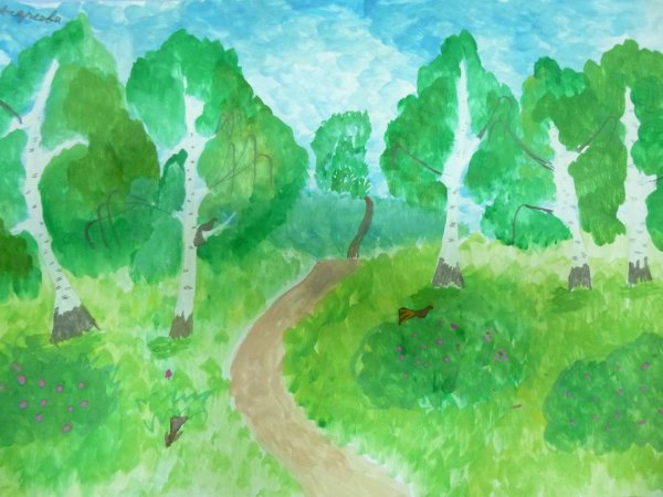 Пейзаж родной земли изо