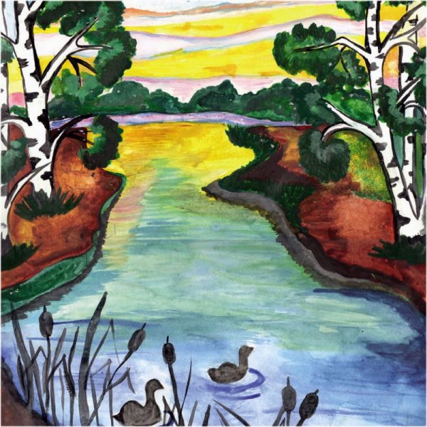 Рисунок на тему природа