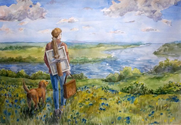 Композиция на тему мой родной край