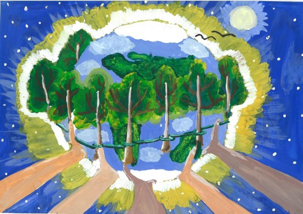 Рисунок на тему природа