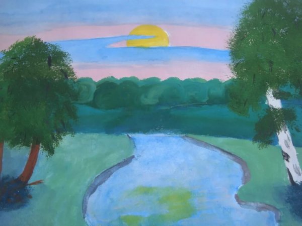 Рисование родной край