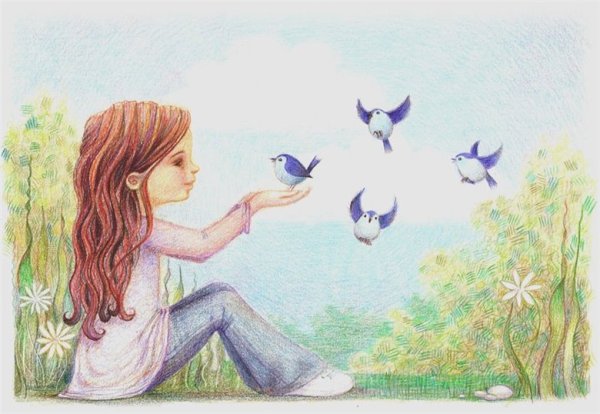 Рисунок на тему счастье