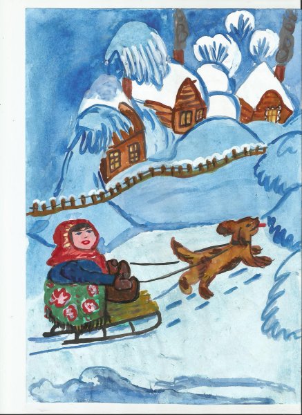 Рисование к сказке Морозко