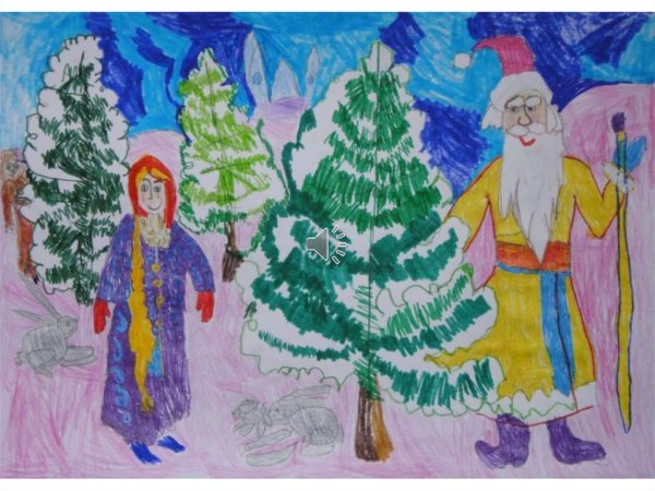 Иллюстрации по сказке Морозко