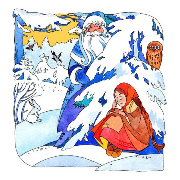 Рисунок к сказке Морозко