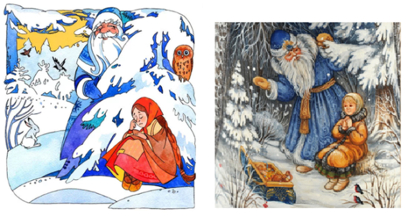 Сказкой про Морозко Иванович раскраска