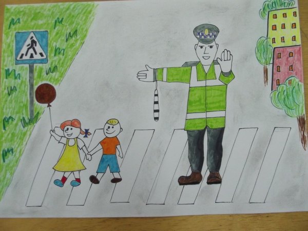 Рисунки на конкурс ГАИ