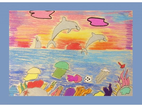 Рисование красота моря