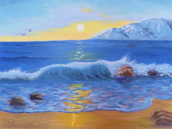 Черное море живопись