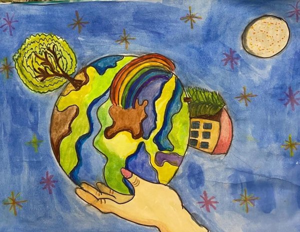 Плакат земля наш дом