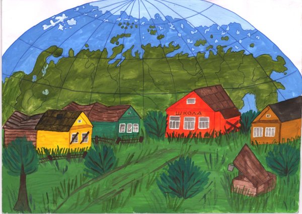 Рисование дом моей мечты