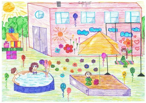 Рисование дом в котором ты живешь