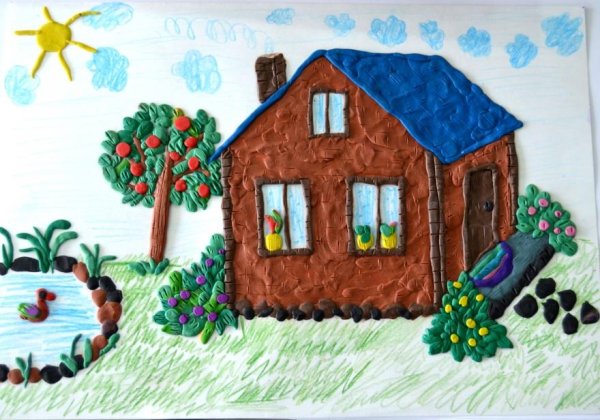 Рисование мой дом