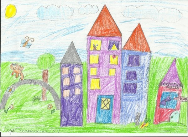 Дом рисунок