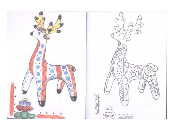 Олешек Дымковская игрушка