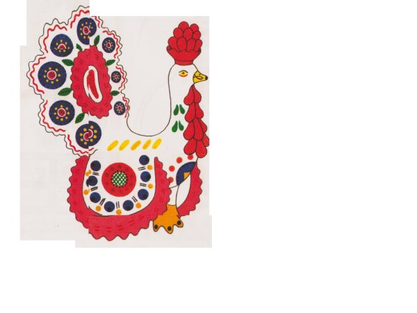 Элементы росписи дымковского индюка