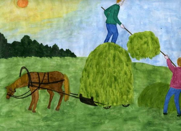 Сцены труда из крестьянской жизни