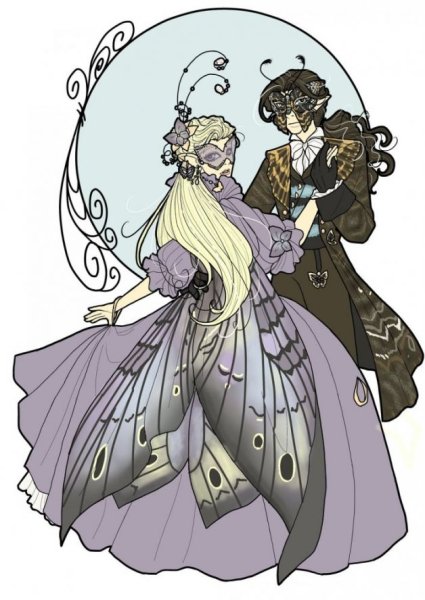 Бал маскарад рисунок