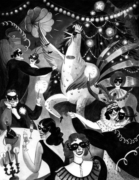 Бал маскарад иллюстрации