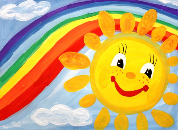 Рисование в детском саду лето