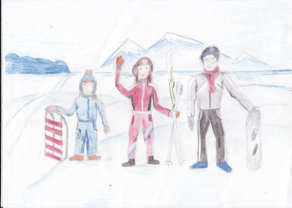 Рисунок моя здоровая семья