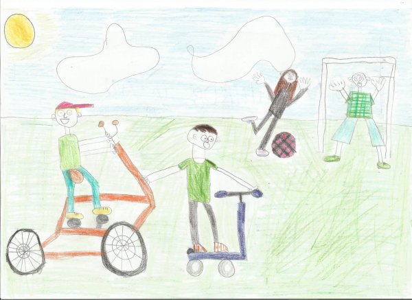 Спорт в моей семье рисунки