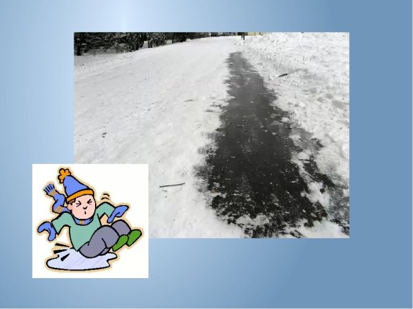 Презентация для дошкольников что такое гололед