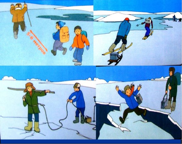 Гололед рисунок