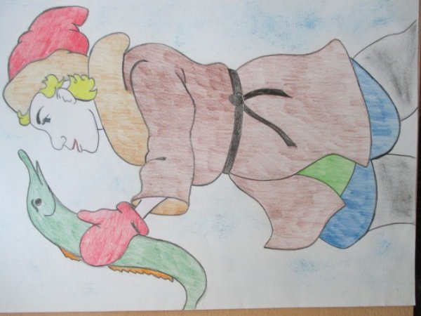 Рисование любимый сказочный герой