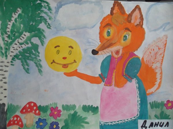 Рисование по сказке Колобок