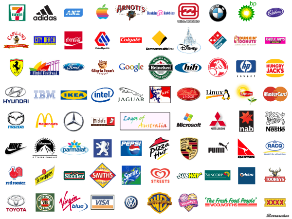 Эмблемы известных брендов