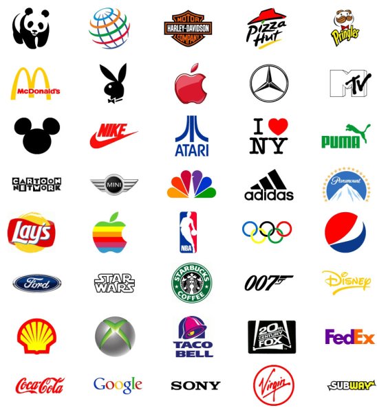 Логотипы неизвестных брендов