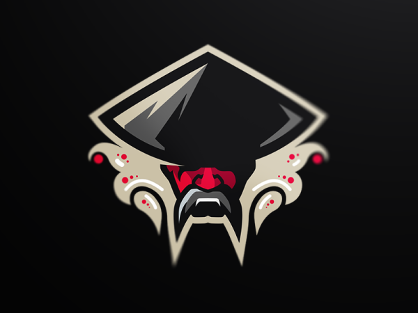 Лого Маскот Samurai esport