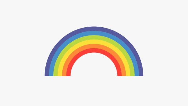 Радуга клипарт на прозрачном фоне