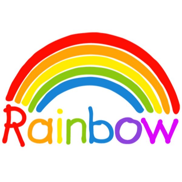 Надпись Радуга
