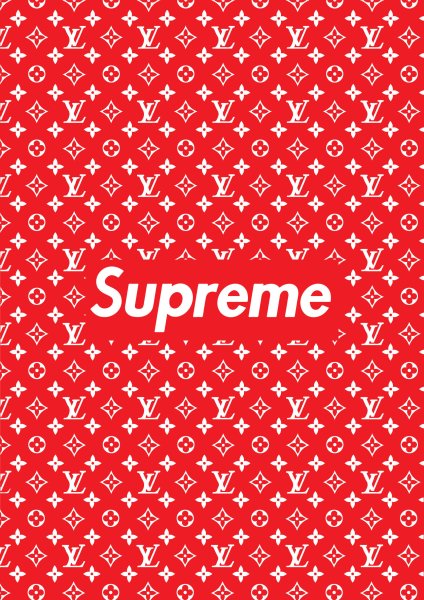Supreme x Louis Vuitton узор