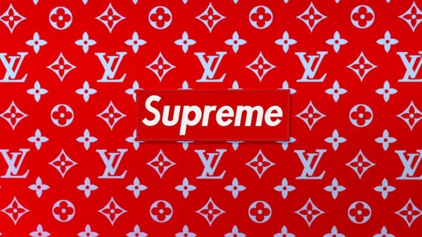 Supreme x Louis Vuitton принт