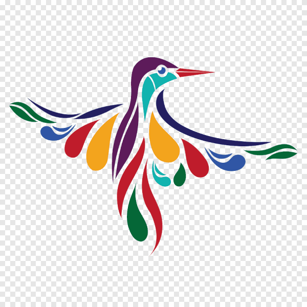 Стилизованные изображения птиц