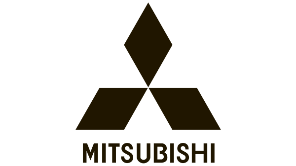 Знак Митсубиси черный